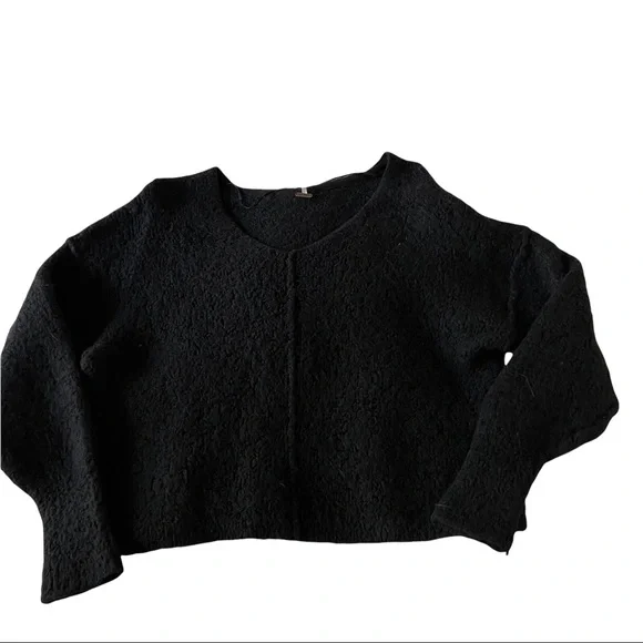 Free People Princess V-Neck Fuzzy Sweater - Picture 4 of 9